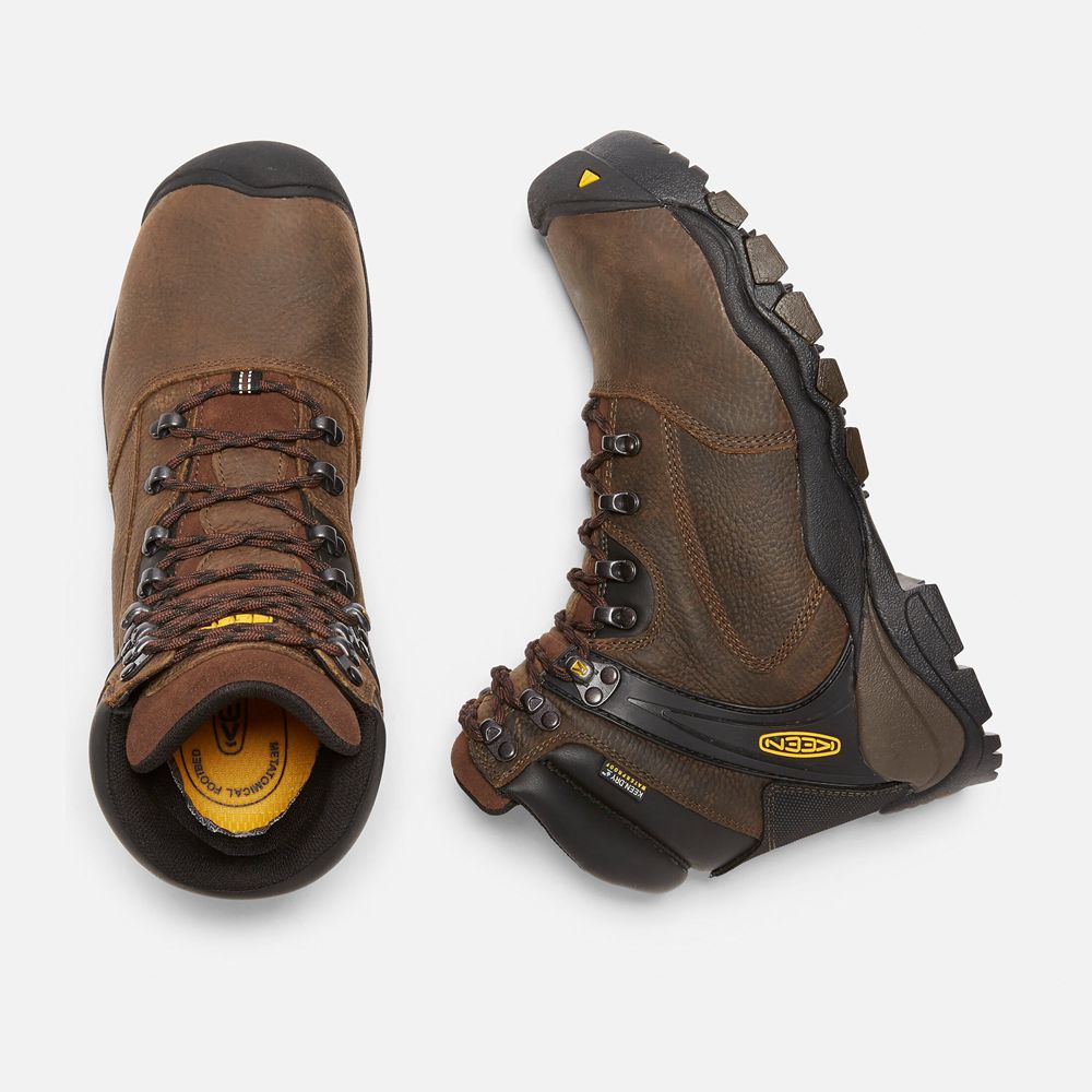 Keen Trekking Bot Erkek Kahverengi - Louisville 6\" (Steel Toe) - Türkiye MPEU68042